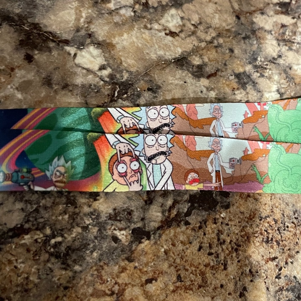 Rick and Morty lanyard. Multi-color - Picture 4 of 4